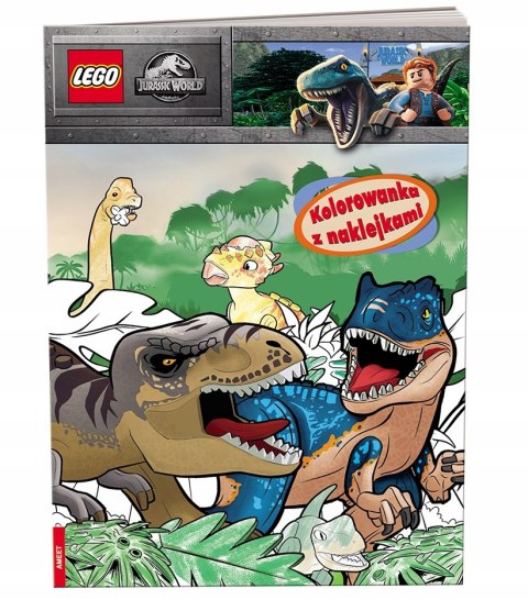 LEGO Jurassic World 2 Kolorowanka z Naklejkami