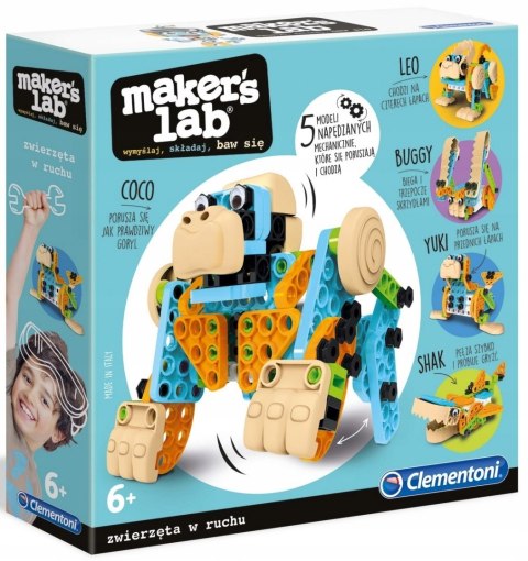 Clementoni Maker's Lab Zabawne Zwierzęta 50326