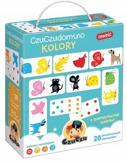 Gra CzuCzu Domino kolory dla dzieci: 2+ Czu Czu