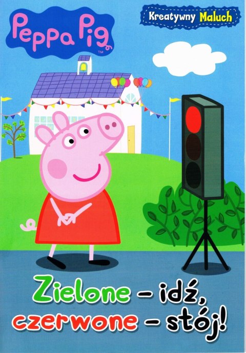 Świnka Peppa Kreatywny Maluch 2 Zagadki Naklejki