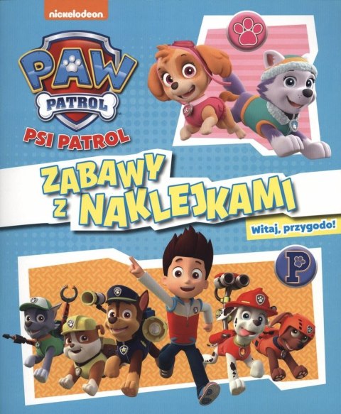 Psi Patrol Zabawy z Naklejkami 7 Naklejki Zagadki