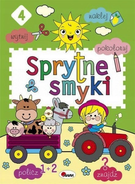 Sprytne Smyki 4 Zagadki dla Przedszkolaka Naklejki