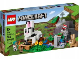 Klocki LEGO Minecraft 21181 Królicza farma