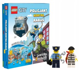 Lego city Policjant kontra rabuś + Klocki Książki