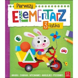 Pierwszy elementarz 3-latka wycinanki naklejki