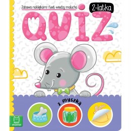 Quiz 2-latka z myszką Zabawa naklejkami 2+