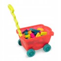 B.Toys Wózek Wagonik z kolorowymi Klockami