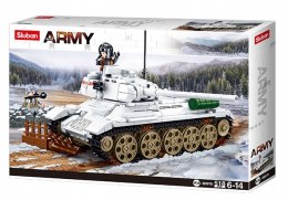 Klocki Sluban Czołg T-34 Wersja zimowa 518el B0978