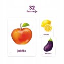 CzuCzu Karty obrazkowe Owoce i Warzywa 2+