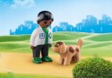 Playmobil 1.2.3 Weterynarz z pieskiem 70407