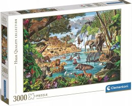 Puzzle 3000 Afrykański Wodopój 33551 Clementoni