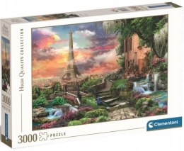 Puzzle 3000 Widok na Paryż Eiffla 33550 Clementoni