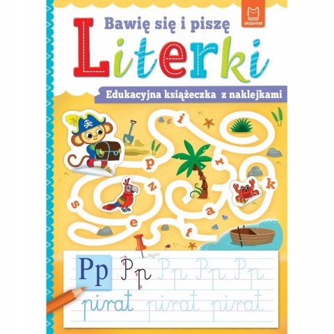 Bawię się i piszę Literki Edukacyjna książeczka