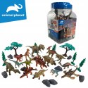 Figurki Dinozaury 30 szt w słoiku 14x14x21cm