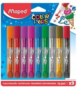 Klej z brokatem Colorpeps 9 kolorów Maped