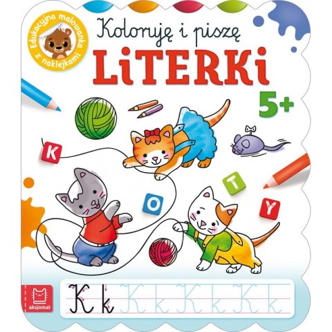 Koloruję i piszę Literki Edukacyjna malowanka