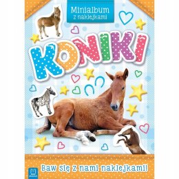 Koniki Minialbum z naklejkami baw się Naklejaj