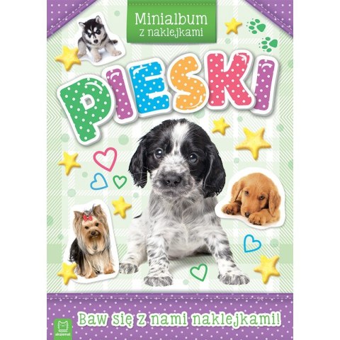 Pieski Minialbum z naklejkami Naklejki Psy