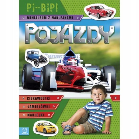 Pojazdy Pi-bip! Minialbum z naklejkami Naklejki