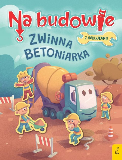 Zwinna betoniarka. Na budowie z Naklejkami Wilga