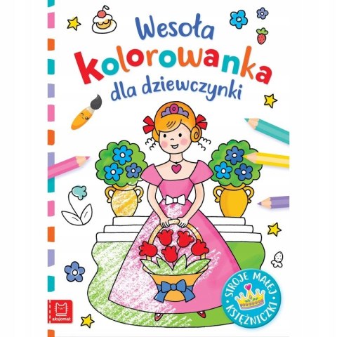 Wesoła kolorowanka dla dziewczynki Stroje