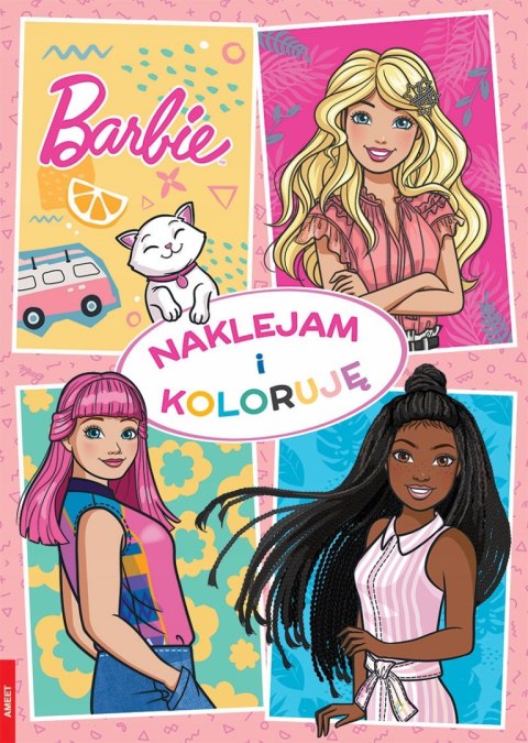 Barbie Naklejam i Koloruję Naklejki