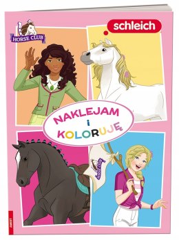 Naklejam i koloruję Schleich Horse Club