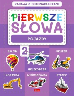 Pierwsze słowa Pojazdy Zabawa z fotonaklejkami