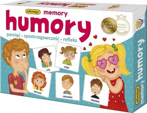 Memory Humory Gra Pamięciowa Memo Adamigo Emocje
