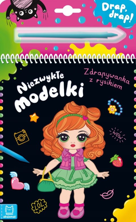 Niezwykłe modelki Zdrapywanka z rysikiem