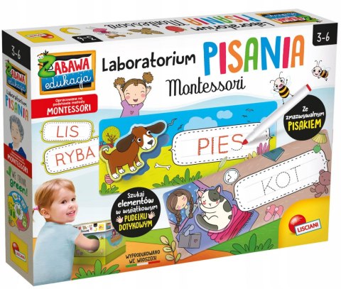 Montessori Laboratorium Pisania + Pisak Lisciani