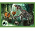 Puzzle 4w1 Groźne dinozaury Trefl 34607