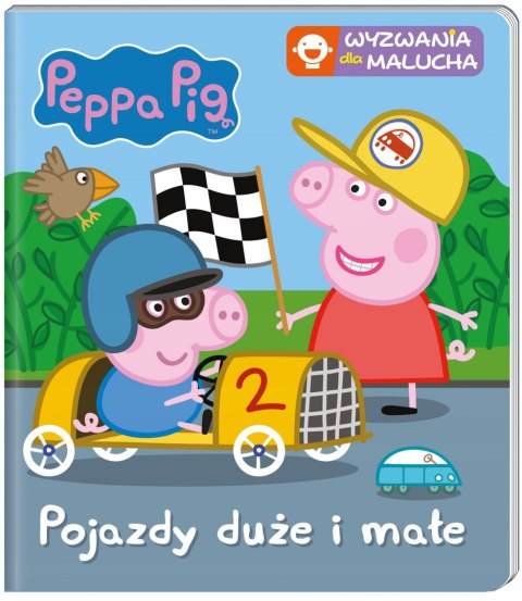 Świnka Peppa Pojazdy duże i małe Wyzwania malucha