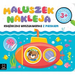 Maluszek nakleja Książeczka wyszukiwanka pieskiem