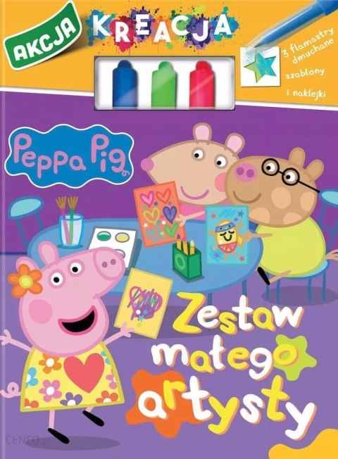 Świnka Peppa Dmuchane Flamastry Akcja Kreacja