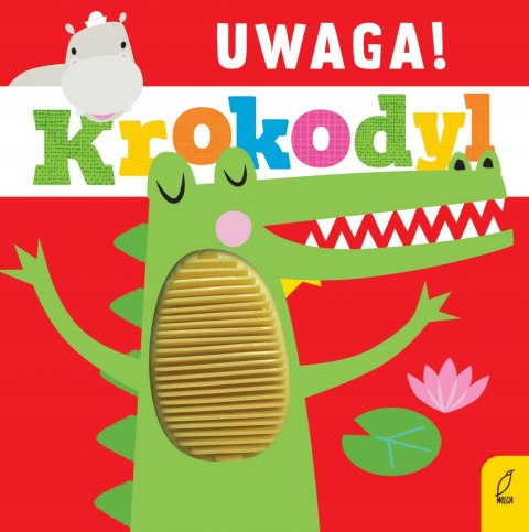 Uwaga, Krokodyl Książeczka Sensoryczna Dotykowa