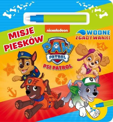 Wodne Zgadywanki Psi Patrol Wodna Kolorowanka