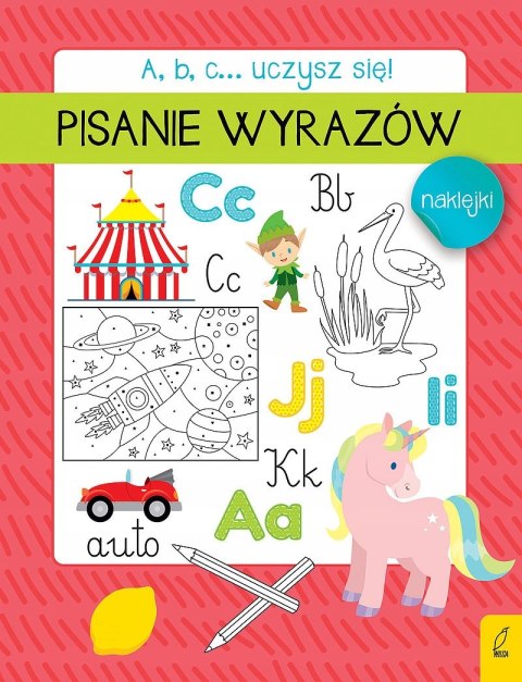 A, b, c... Uczysz się! Pisanie wyrazów Naklejki