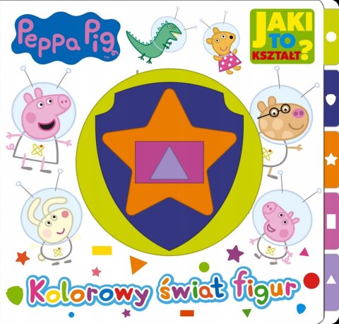 Świnka Peppa Jaki to kształt Kolorowy świat Figur