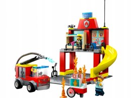 Lego City 60375 Remiza strażacka i wóz strażacki