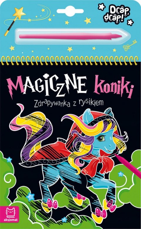 Magiczne koniki Zdrapywanka z rysikiem Wydrapywank