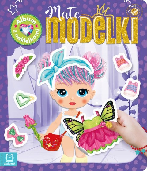 Małe modelki Album z naklejkami Naklejki