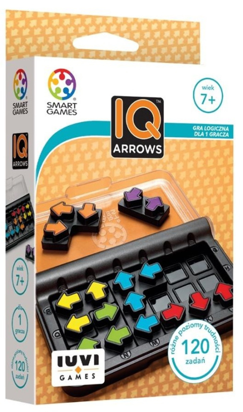 Smart Games IQ Arrows Gra Logiczna Łamigłówki 7+