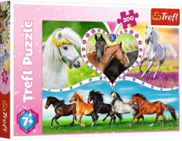 Puzzle 13248 Piękne Konie 200 elementów Trefl