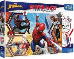 Puzzle 24 Super Maxi Spiderman 41006 Dwustronne