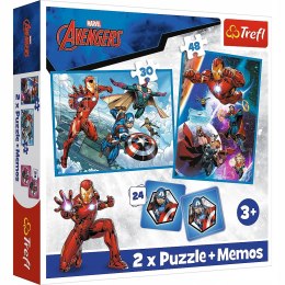 Puzzle 2w1 Avengers + Memory 93333 Trefl 3+