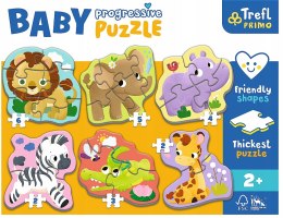 Puzzle Baby Progresywne Safari 6w1 44002 Trefl 2+