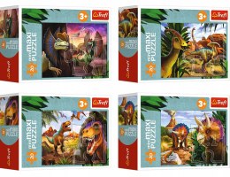 Puzzle 4w1 Świat Dinozaurów Minimaxi 4 szt 56036