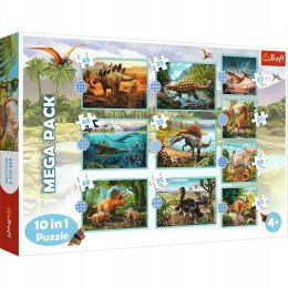 Puzzle Poznaj wszystkie Dinozaury 10w1 Trefl 90390