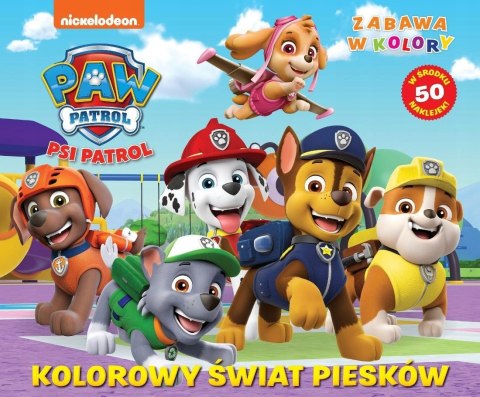 Psi Patrol Zabawa w Kolory Kolorowanka Malowanka